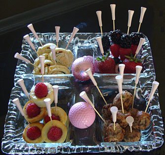 Red Golf Tee Appetizer Or Sandwich Picks/Swizzle Sticks - 4 1/2'' - 100 Ct