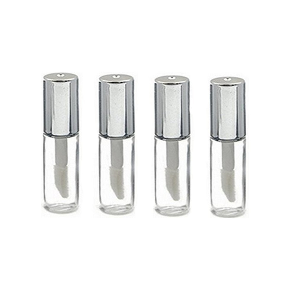 12Pcs 1.2Ml Mini Plastic Empty Lip Gloss Tube Diy Makeup Lip Balm Container Tubes