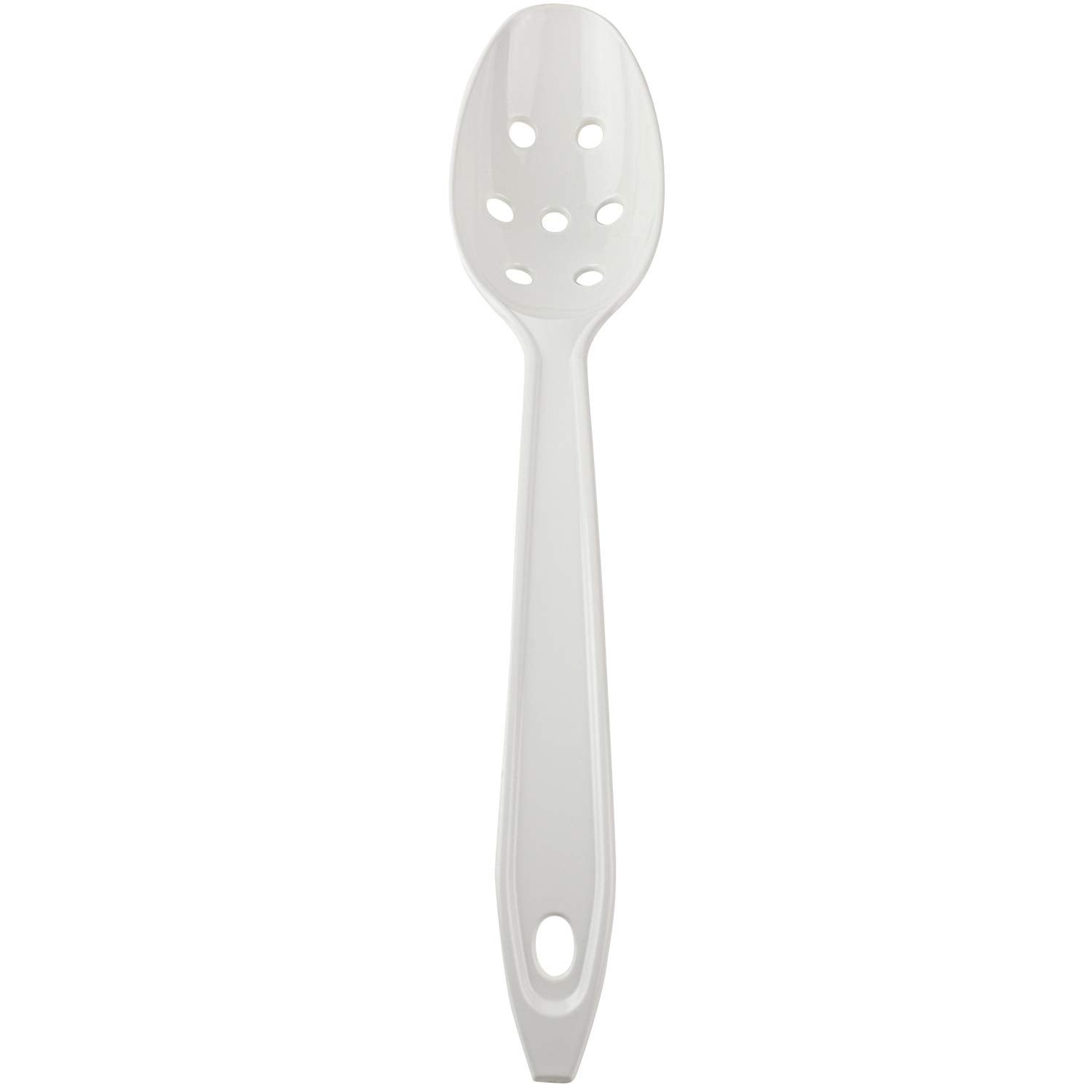 Hutzler Lopol Nylon Straining Spoon, 11'', White