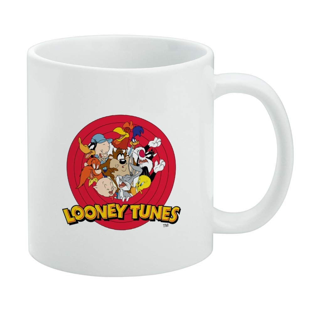 Graphics & More Looney Tunes Group Ceramic Coffee Mug, Novelty Gift Mugs For Coffee, Tea And Hot Drinks, 11Oz, White
