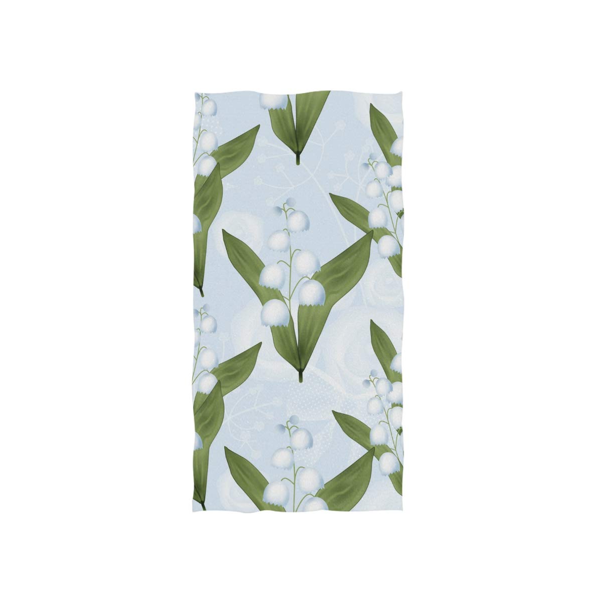Senya Lilies Of The Valley Hand Towel Ultra Soft Luxury Towels For Bathroom 30''X15'' Multi 8