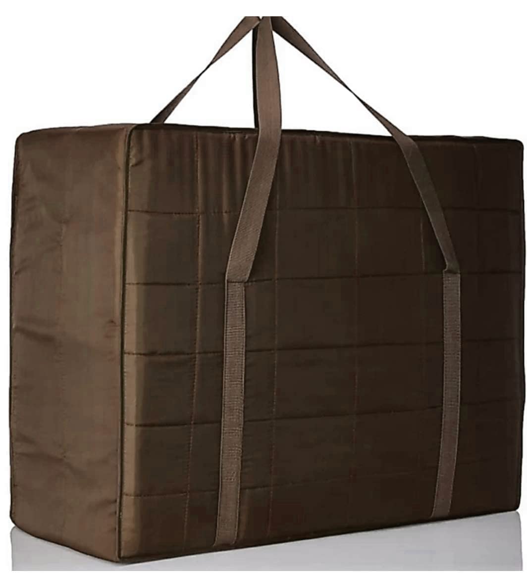 Sharma Clothing Double Bed Blanket Bag Cover/Saree Bag/Household Jumbo Underbed Storage Bag With Water Proof Dust Proof With Zip