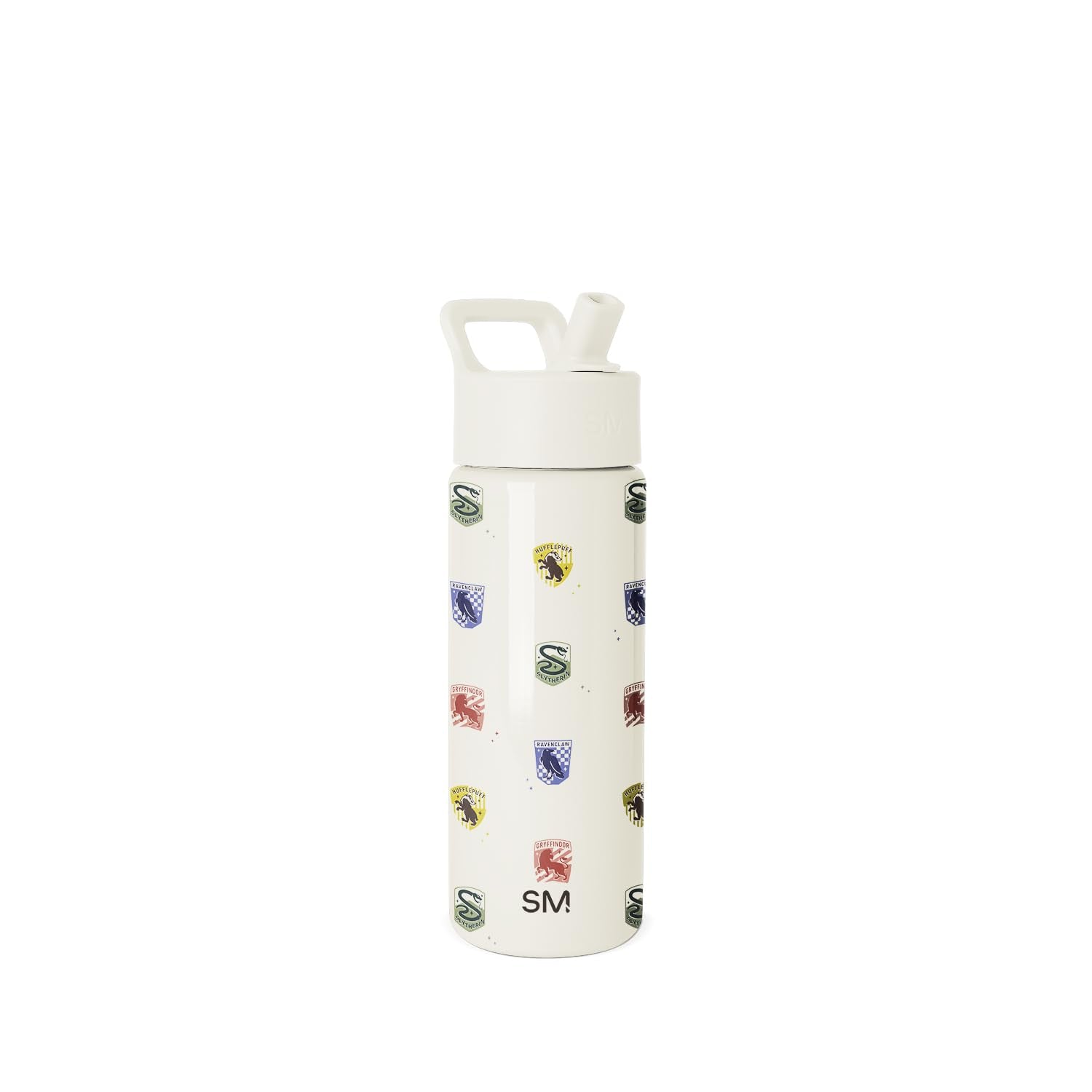 Simple Modern Harry Potter Kids Water Bottle with Straw Lid | 18oz Insulated Stainless Steel Kids Tumbler & Spill Proof Toddler 