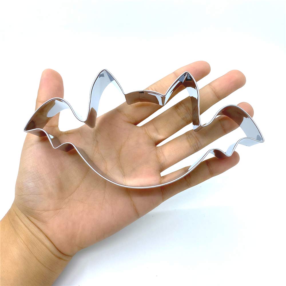 Liliao Halloween Large Bat Cookie Cutter - 5.6 X 3.2 Inchess - Stainless Steel - By Janka