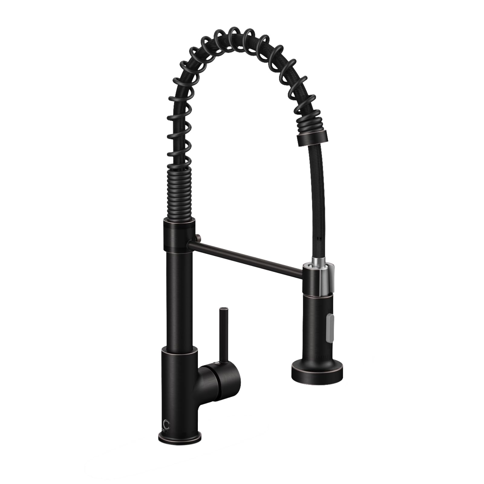 Casavilla Oil Rubbed Bronze Single Handle Kitchen Faucet with Sprayer, Pull Down Faucet for Camper, RV, Farmhouse Sink
