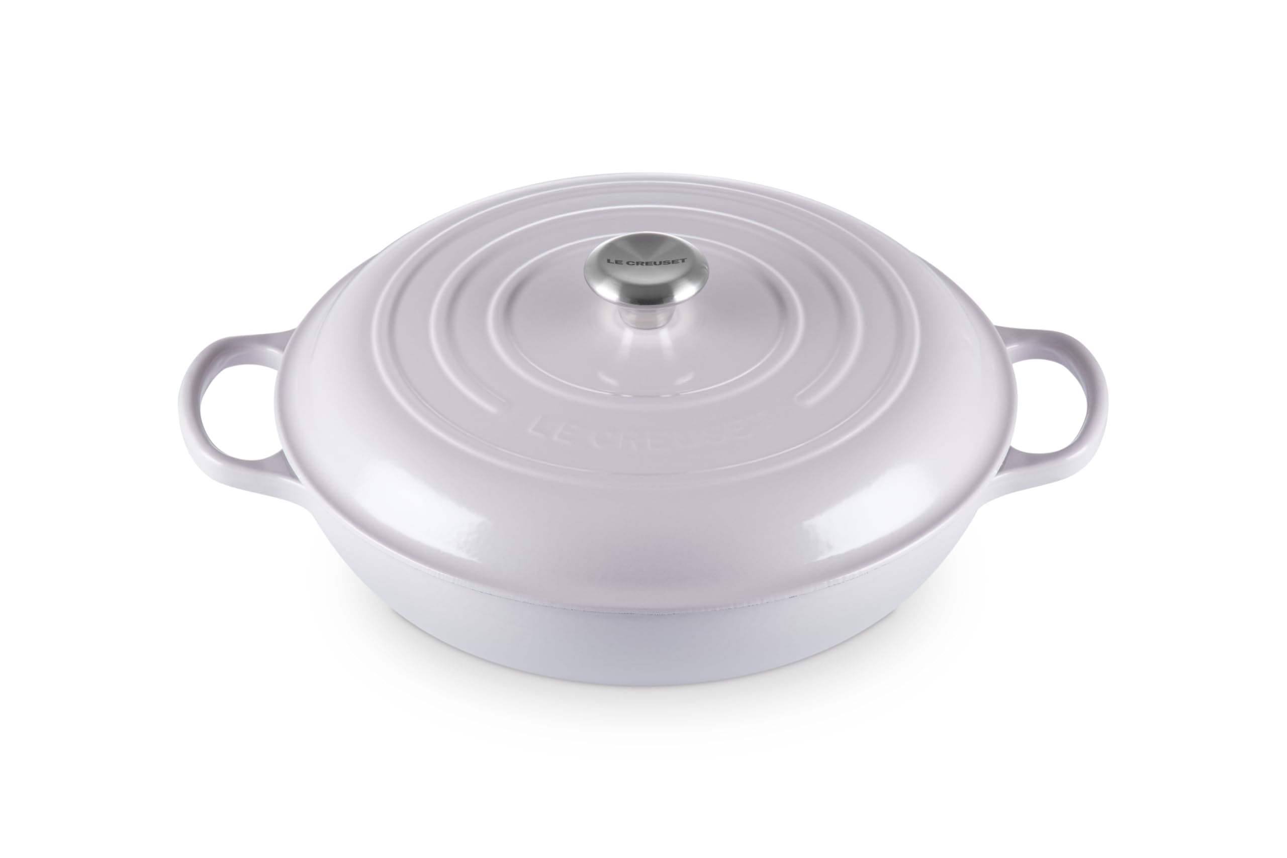 Le Creuset Enameled Cast Iron Signature Braiser, 5 Qt., Shallot