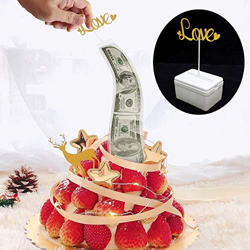 Aprildecember666 Cake Money Box, Money Pulling Cake Making Mold- Small -4.3X3.1X2.7 Inch