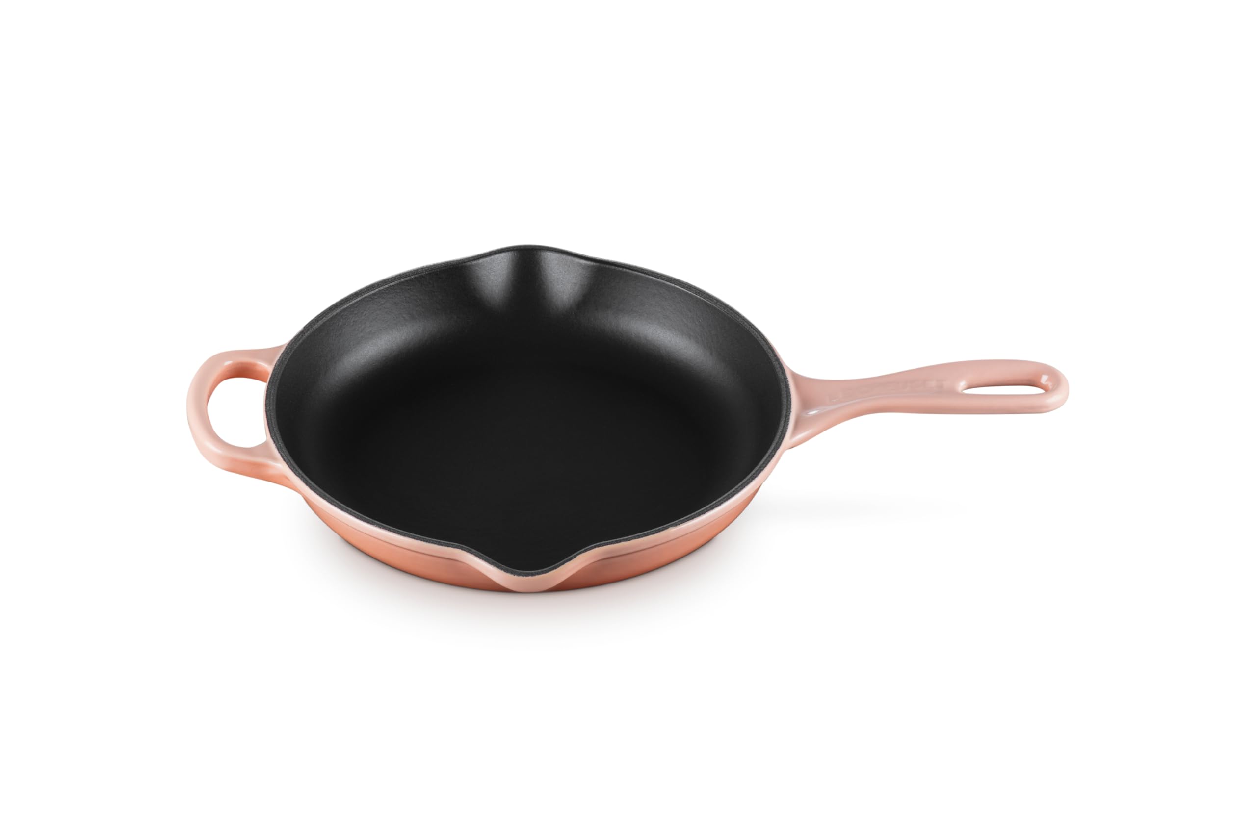 Le Creuset Enameled Cast Iron Signature Round Skillet, 9, Peche