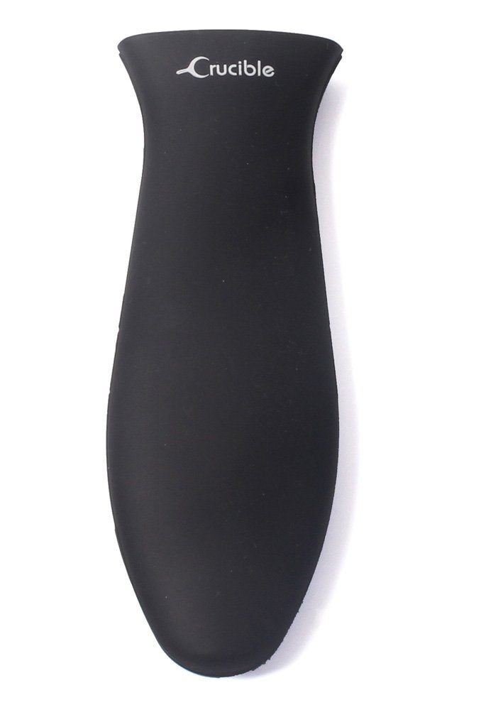 Crucible Cookware Silicone Hot Handle Holders (Large  Black)