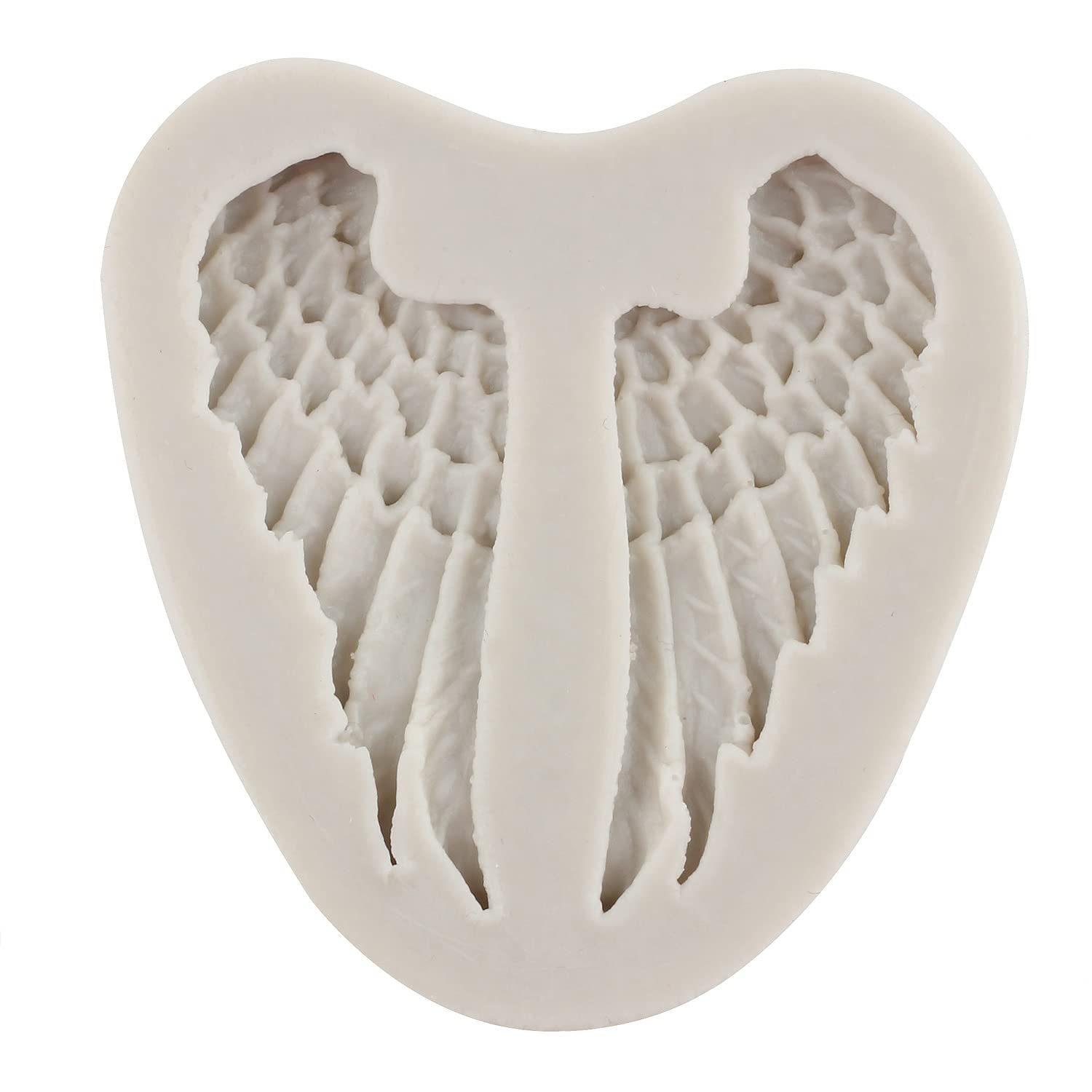 Sijiangmold Angel Baby Silicone Mold Angel Wings Fondant Molds Angel Cherub Molds For Baby Shower Cake Decoration Cupcake Topper