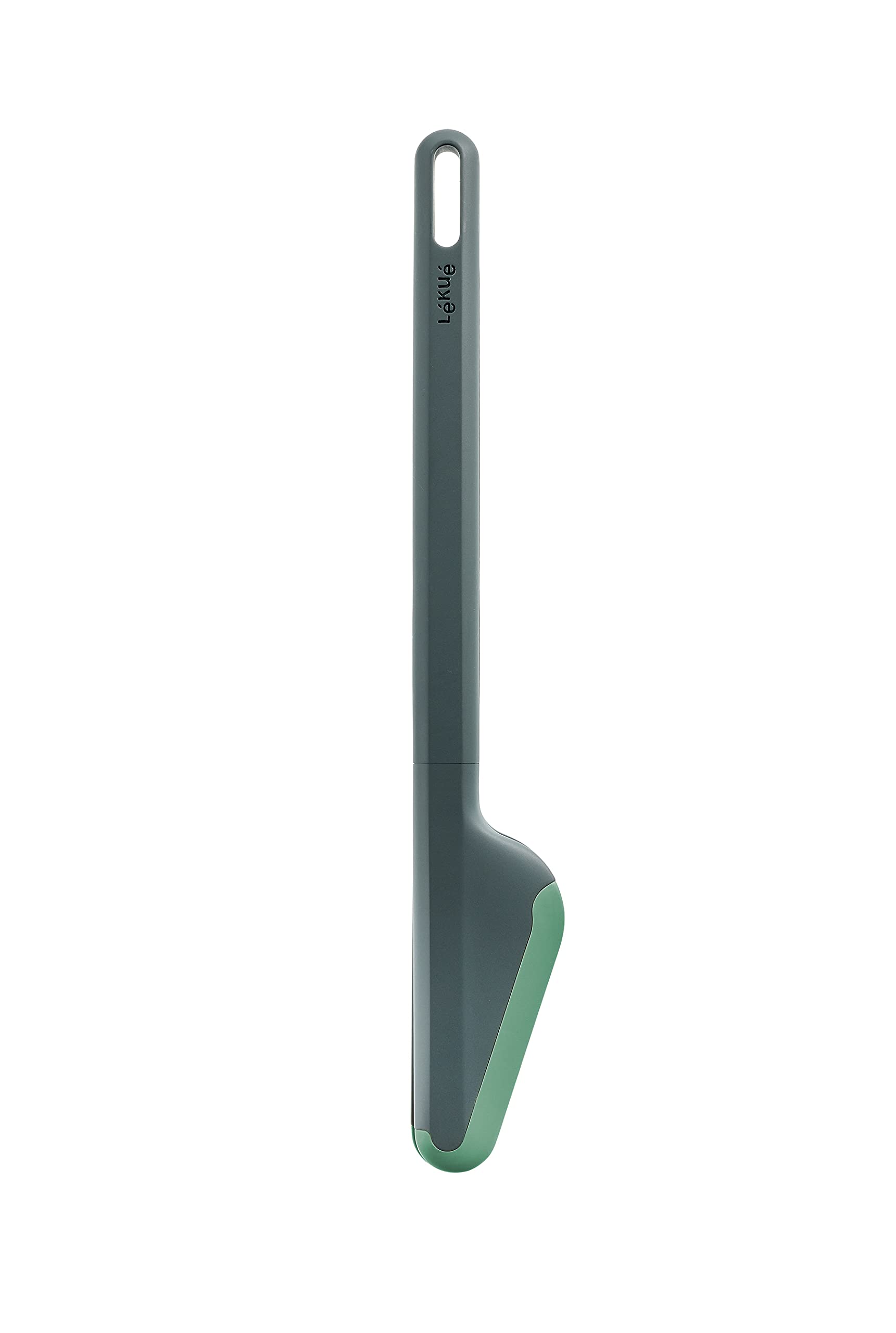 L  Ku   Grey With Green Tongs, 2.44 X 2.01 X 11.18Inch Tongs