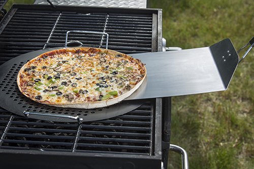 Tablecraft Bbq Pizza Peel With Wood Handle, Medium, Stainless Steel