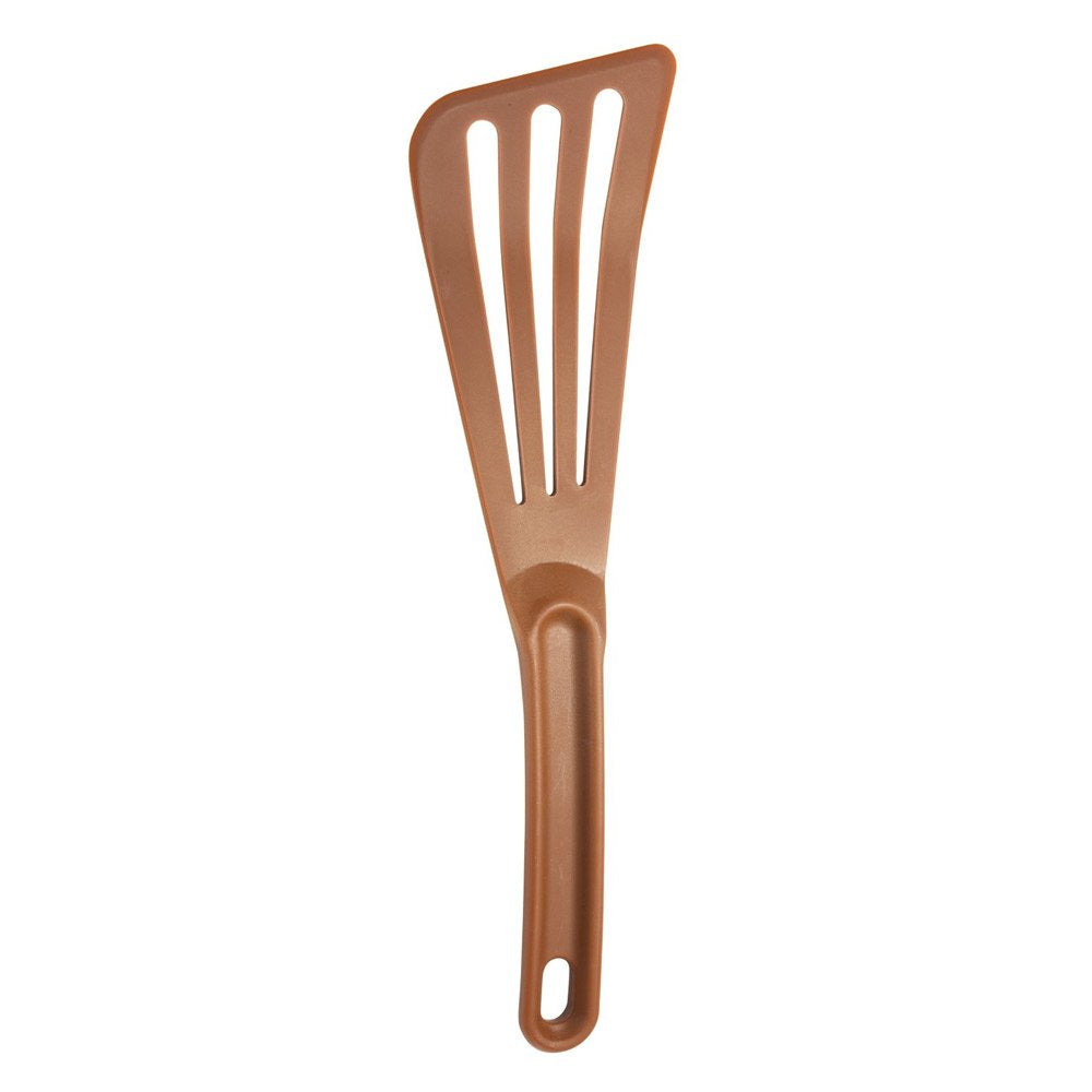 Mercer Culinary Hell'S Tools Hi-Heat Slotted Spatula, 12 Inch X 3.5 Inch, Brown
