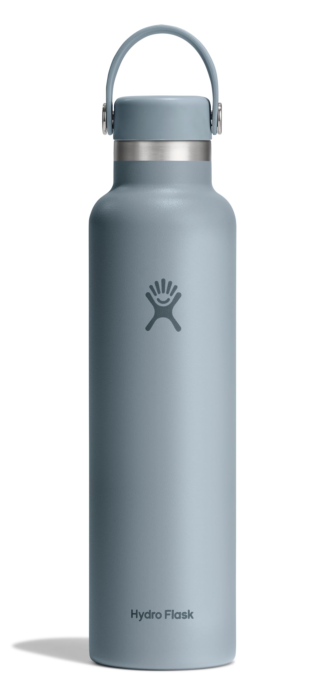 Hydro Flask Water Bottle - Insulated Stainless Steel - Non Spill, Leakproof in 24 Oz Shale Gray