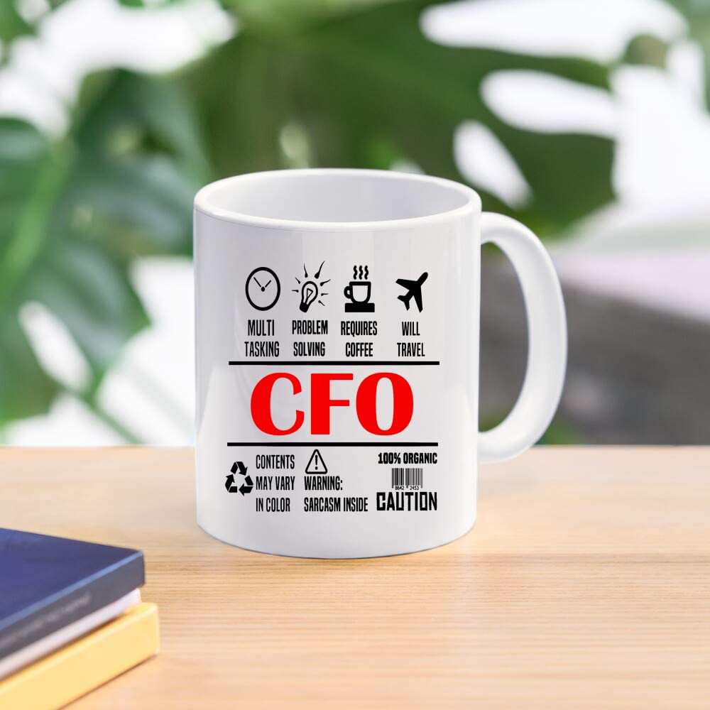 Funny Coffee Mug, Chief Financial Officer Mug, Unique CFO Professional Gifts, Chief Financial Officer Daily Work Gift, Gifts for
