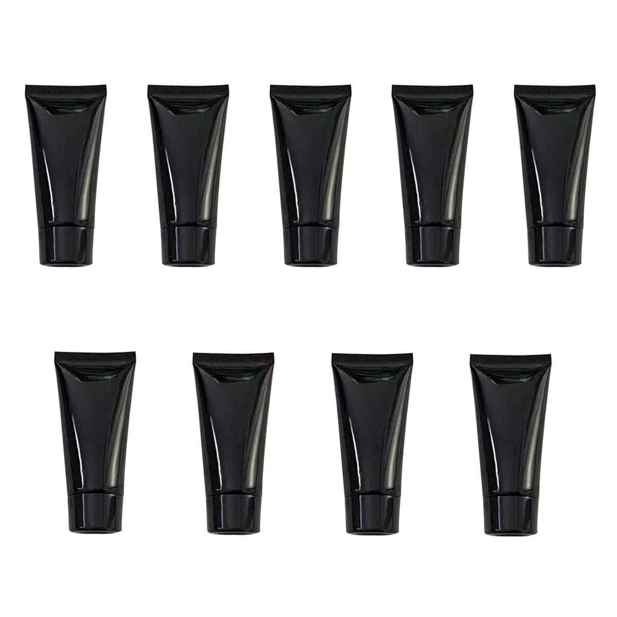 Ewanda Store 5Ml Sample Packing Bottles Jars,50 Pcs Empty Refillable Plastic Tubes Cosmetic Mini Makeup Containers For Body Loti