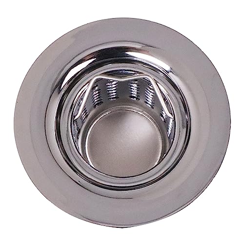 Westbrass D218-20 Junior Bar And Laundry Sink Drain Assembly With Removable Strainer Basket, 1-Pack, Stainless Steel