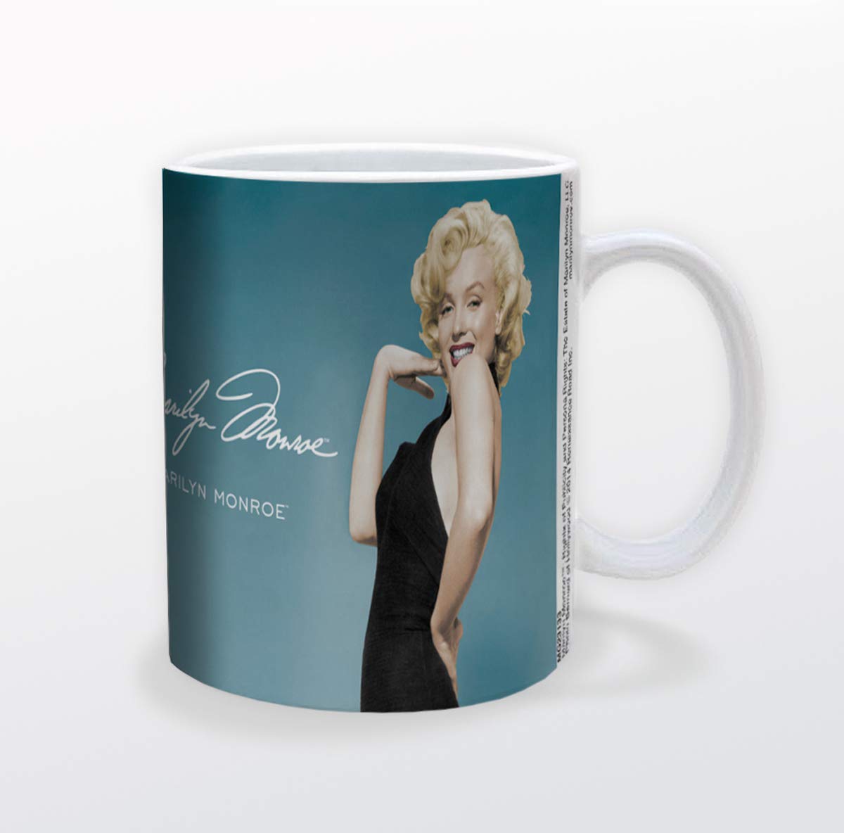 Pyramid America Marilyn Monroe Coffee Mug - Marilyn Monroe Pose Mug - 11 oz. Unique Ceramic Cup for Coffee, Cocoa & Tea Drinkers