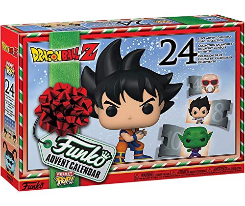 Funko Advent Calendar: Dragon Ball Z - Goku - 24 Days of Surprise - Collectible Vinyl Mini Figures - Mystery Box - Gift Idea - H