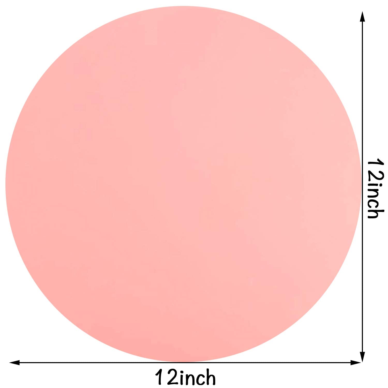 12'' Inch Silicone Microwave Multi-Mat, Non-Stick Heat Resistant Oven Mat Microwave Trivet Mat - 2 Pack (Pink)