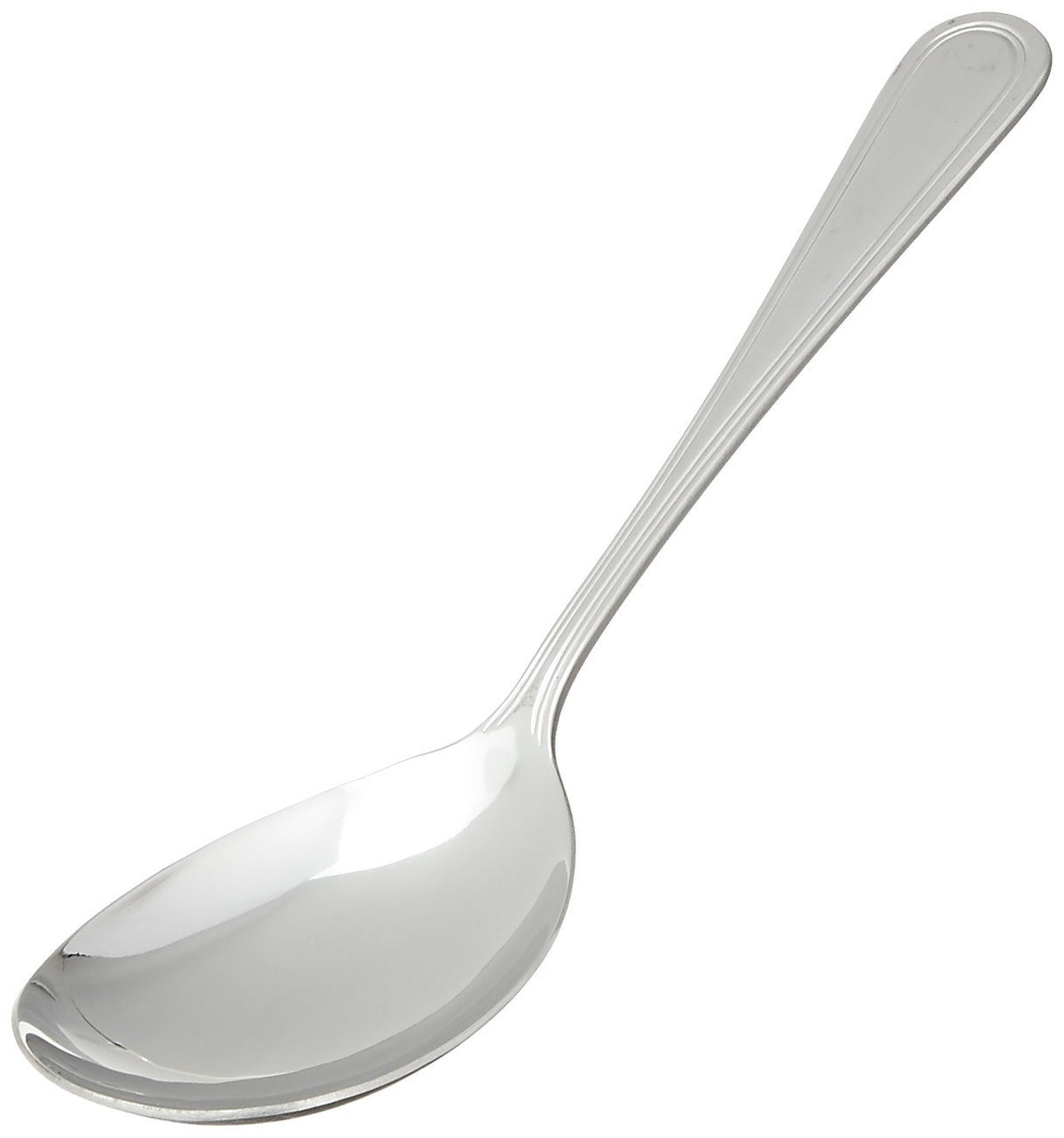 Winco Shangarila 12-Piece Bowl Serving Spoon Set, Large, 18-8 Stainless Steel