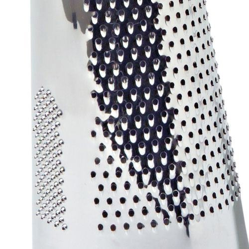 Alessi ''Todo'' Giant Cheese And Nutmeg Grater In Steel And Wood, Silver