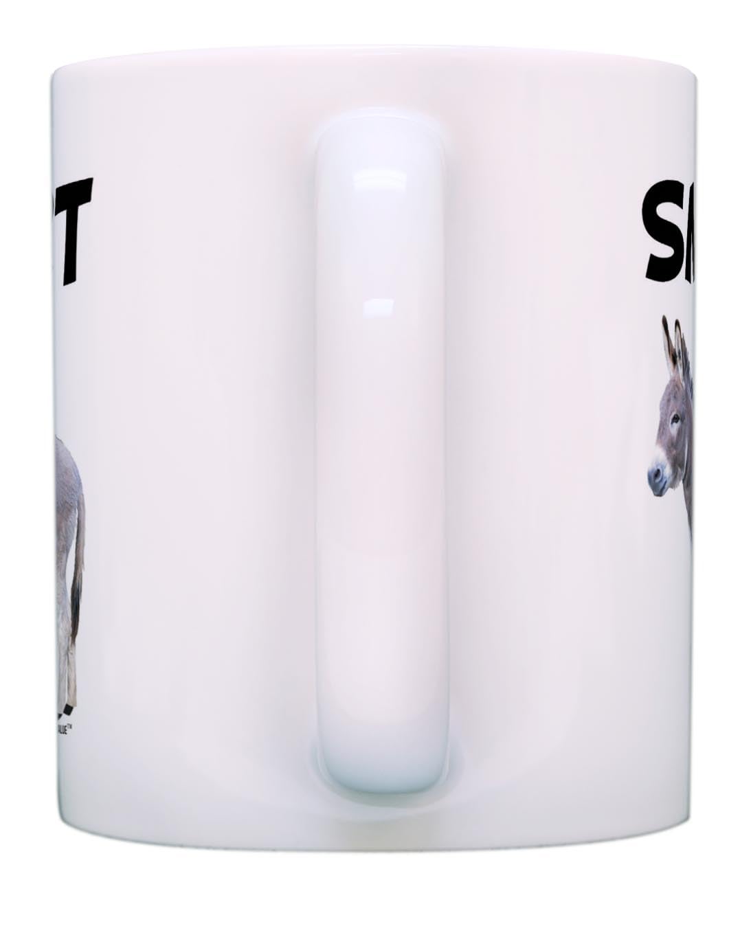 Smart Ass Smartass Donkey Sarcasm Gag Gift 11oz Ceramic Coffee Mug White
