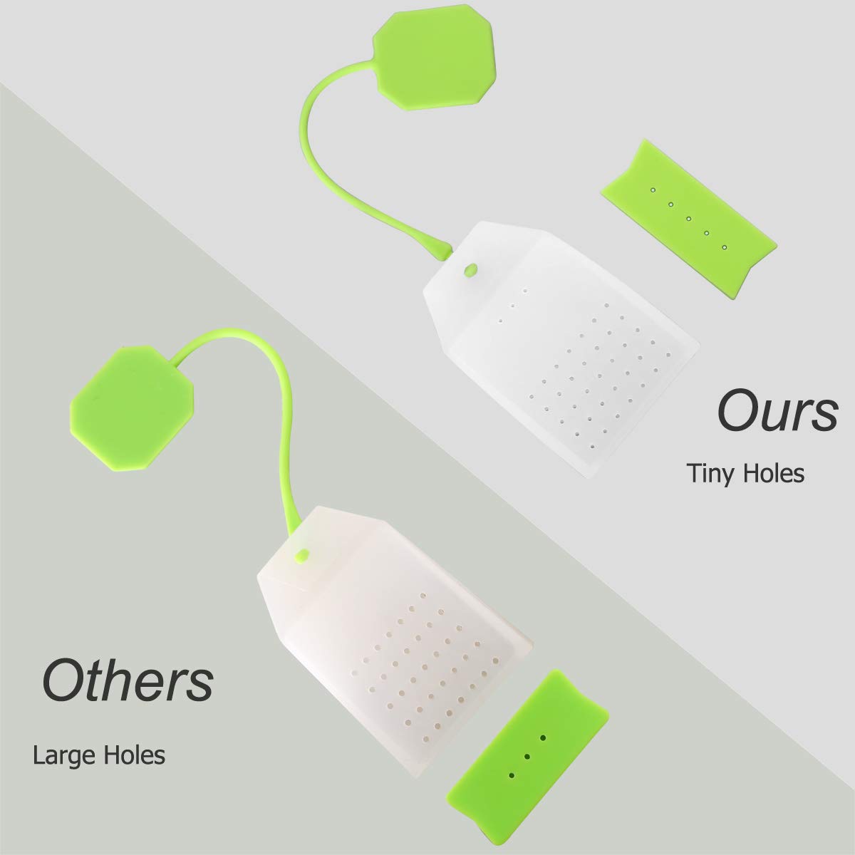 6 Pack Silicone Tea Infuser, Reusable Tea Bags Tea Strainer Filter Tea Steeper Tea Diffuser Tea Holder For Loose Leaf Tea With S