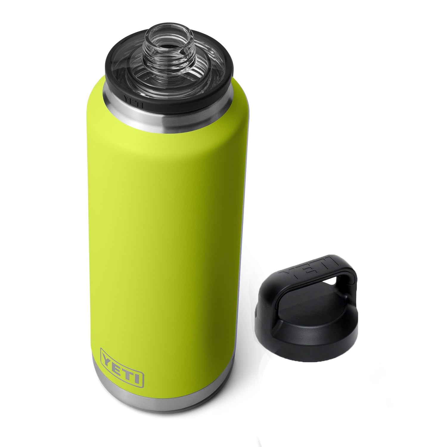 YETI Rambler 46 oz Bottle, Leakproof, Vacuum Insulated, Stainless Steel with Chug Cap, Chartreuse