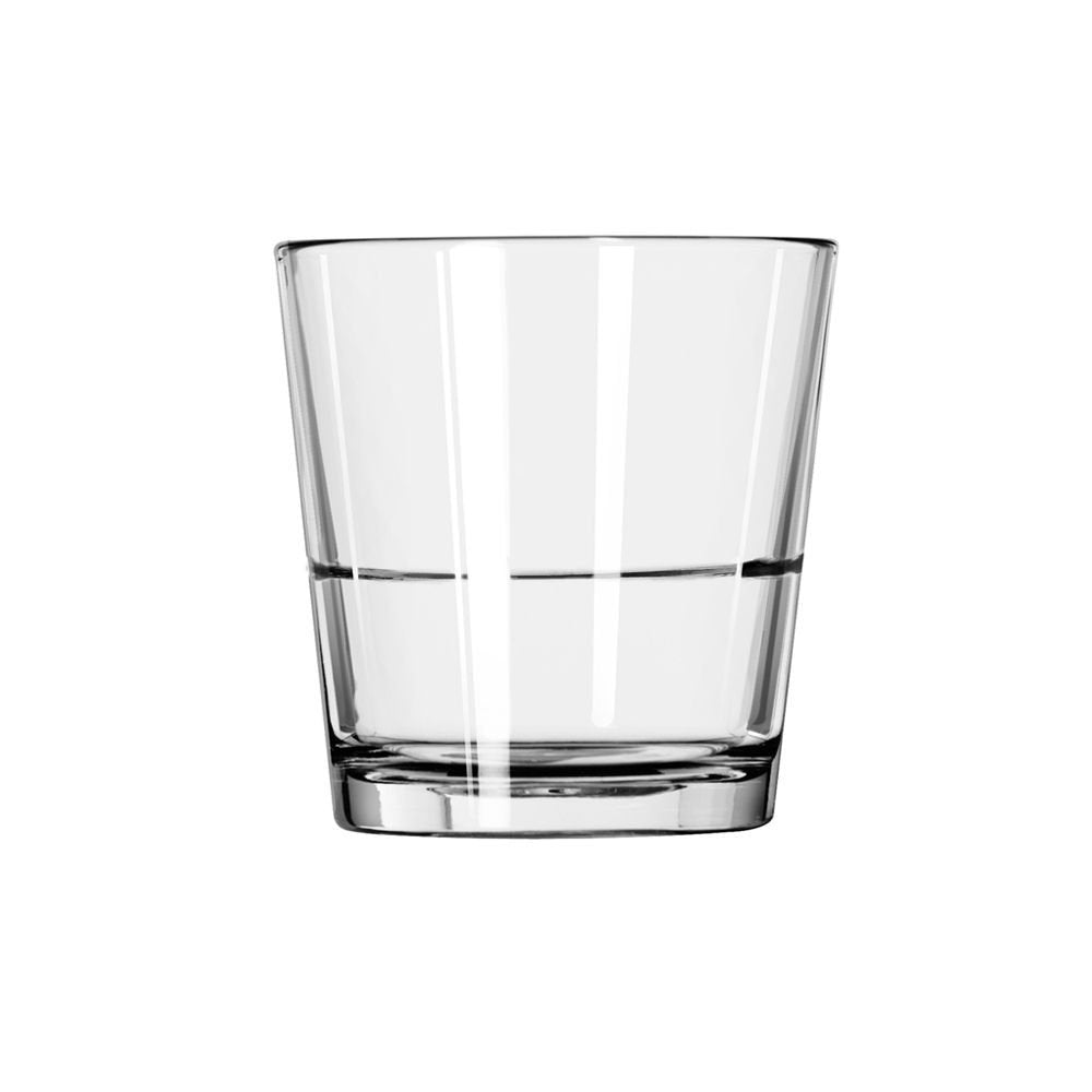 Libbey 15769 Restaurant Basics 12 Ounce Stacking Dof Glass - 24 / Cs