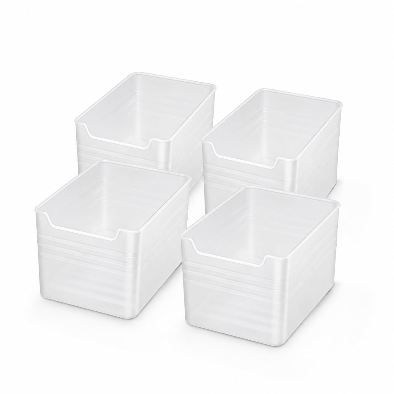 Adakasi Fridge Storage Boxes Multipurpose Refrigerator Organizer Containers Open Front Food Storage Bins For Fruits Vegetables S