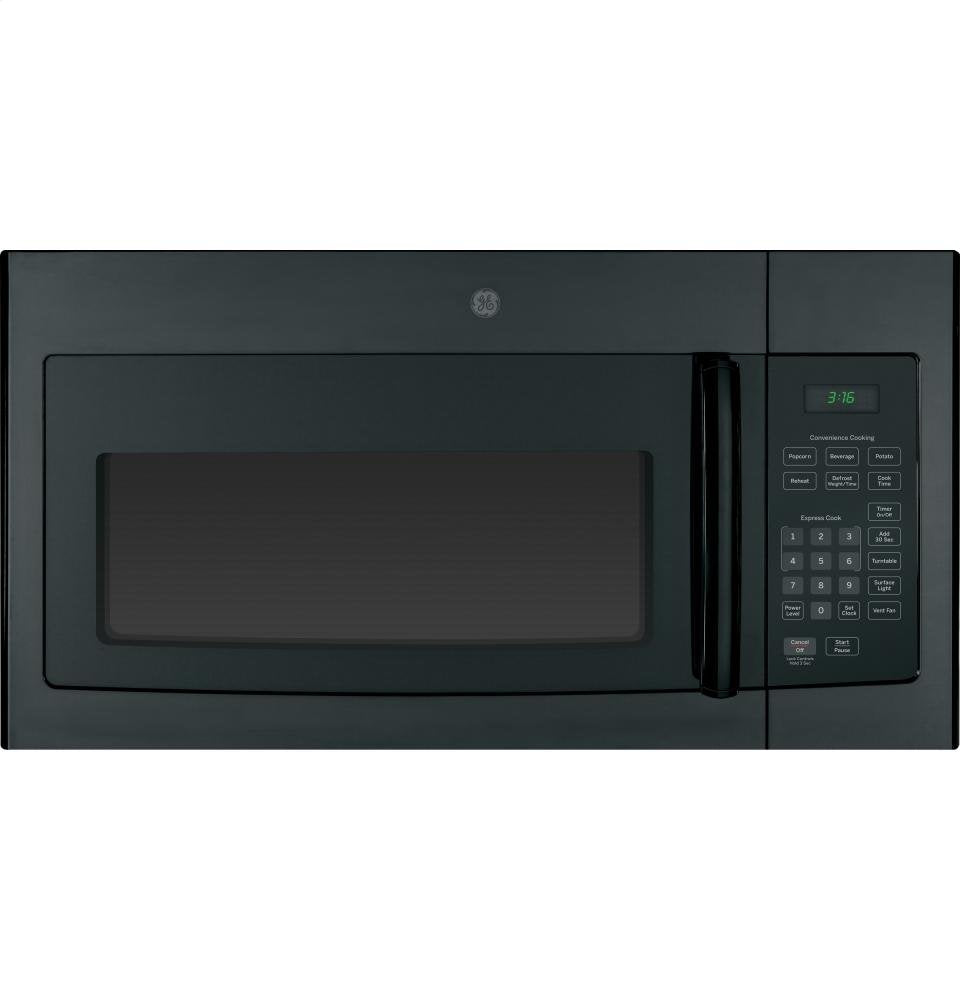 GE JVM3160DFBB 30 Over-the-Range Microwave Oven with 1.6 cu. ft. Capacity in Black