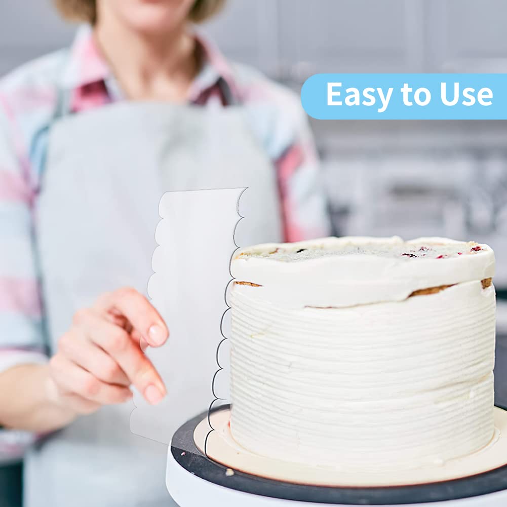 Cake Scraper Cake Comb Edge Smoother Tool Pastry Cutter Kitchen Baking Tools Cake Scraper Smoother In 13 Patterns For Different