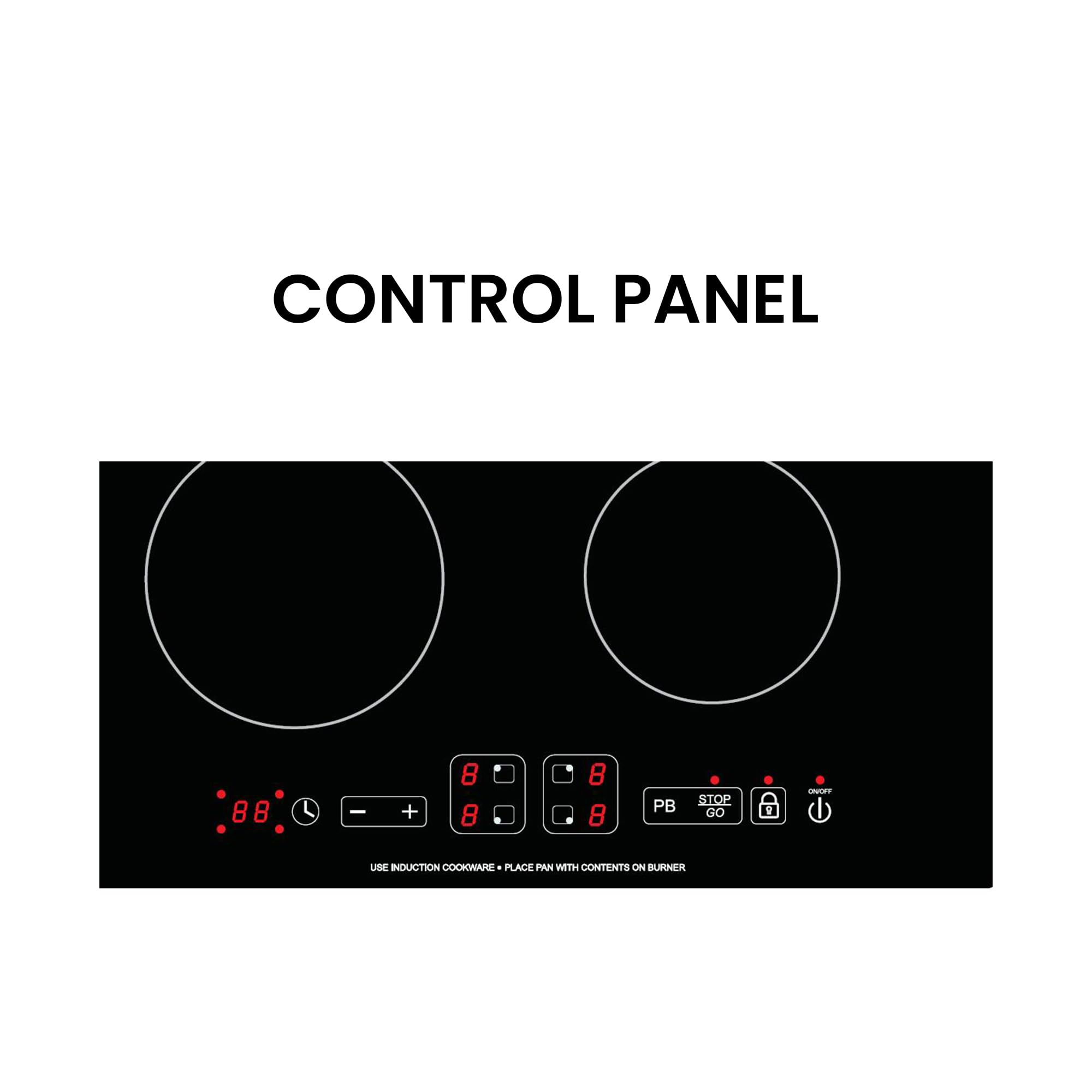 Equator 36'' Built-In 4 Burner Induction Cooktop 9 Level Power Boost 220V
