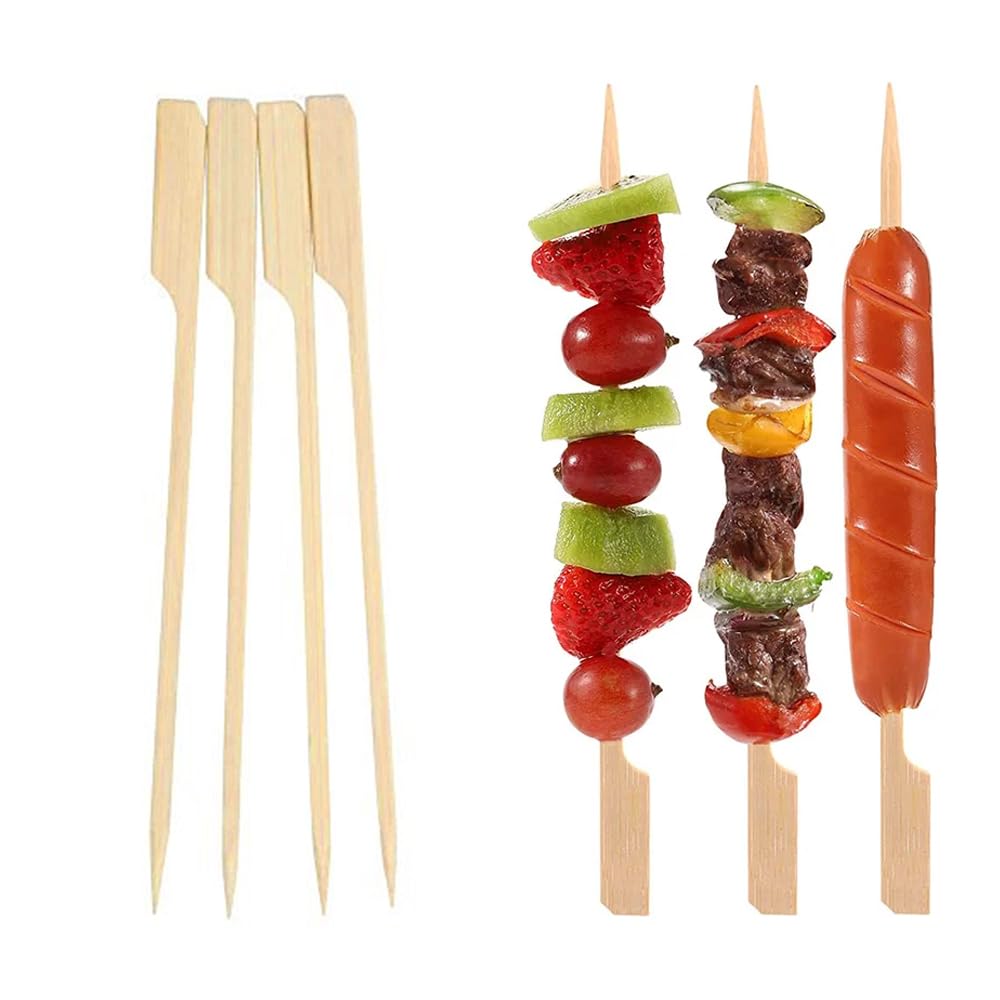 Perfect Stix Paddle Pick 7-200 7'' Bamboo Paddle Pick Skewers (Pack Of 200)