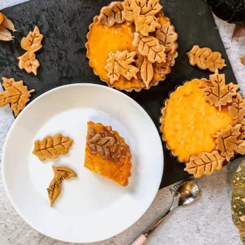 4Pcs Plunger Leaf Cookie Press Cutters Biscuit Mold Cake Decorating Supplies Fondant Embosser Decoration Edible Anyana Baking St