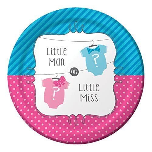 Creative Converting 8 Count Sturdy Style Paper Lunch Plates, 7'', Bow Or Bowtie