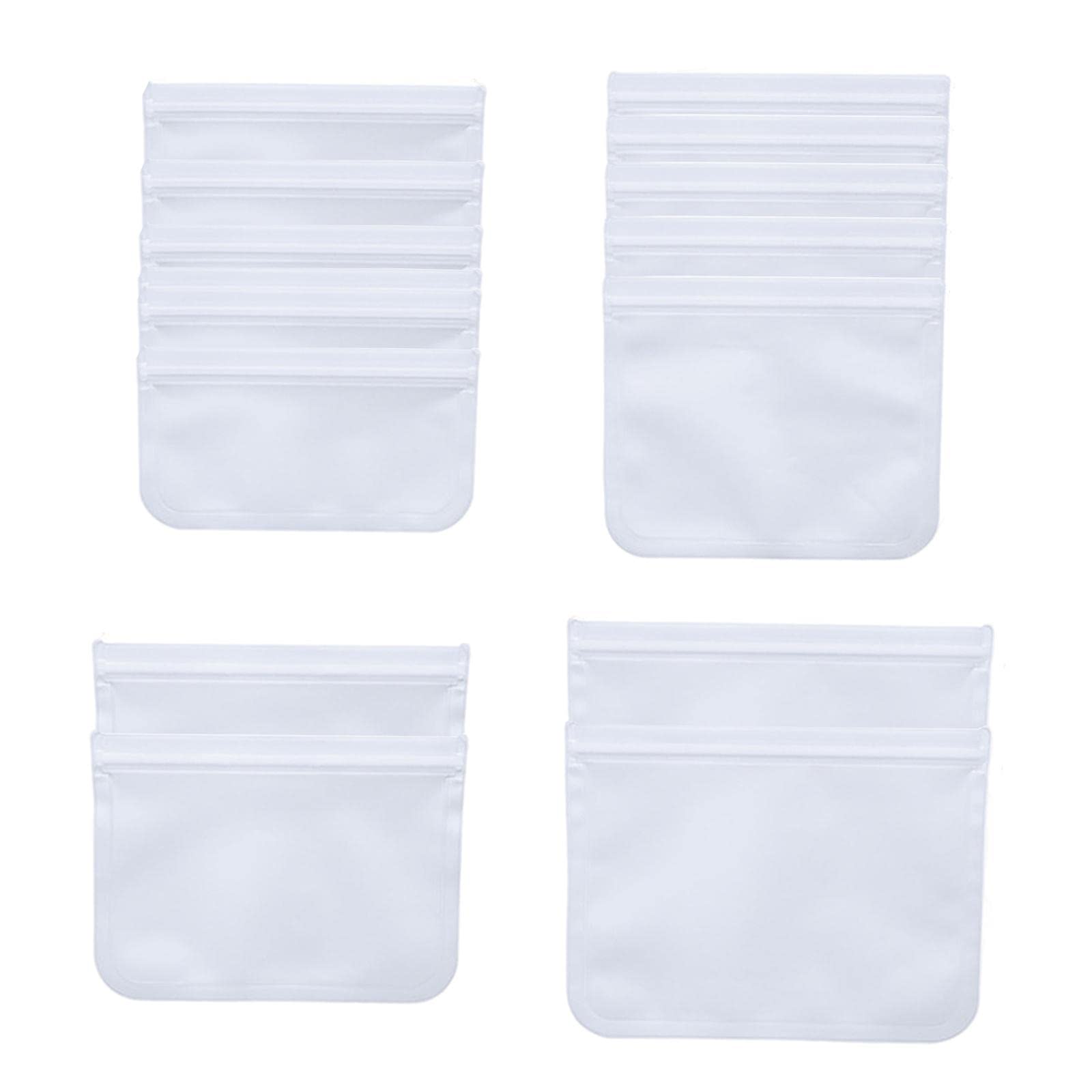 Atorse Reusable Peva Food Storage Bags Resealable For Meat Veggies Foods Freezing Ste B