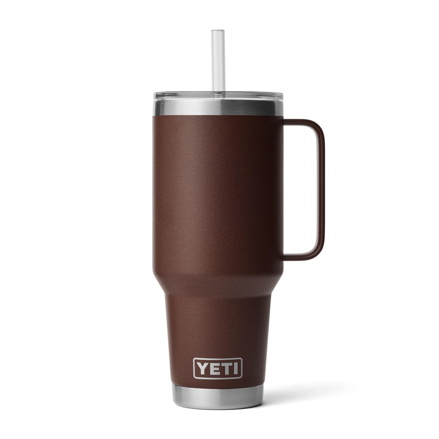 Yeti Rambler 42 Oz Straw Mug, Vacuum Insulated, Stainless Steel, Wetlands Brown