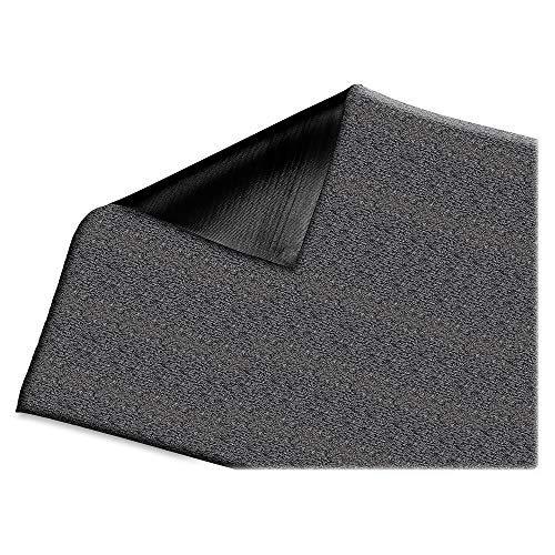 Genuine Joe 70372 Anti-Fatigue Floor Mat, Thick Vinyl, 3-Ft X5-Ft , Black