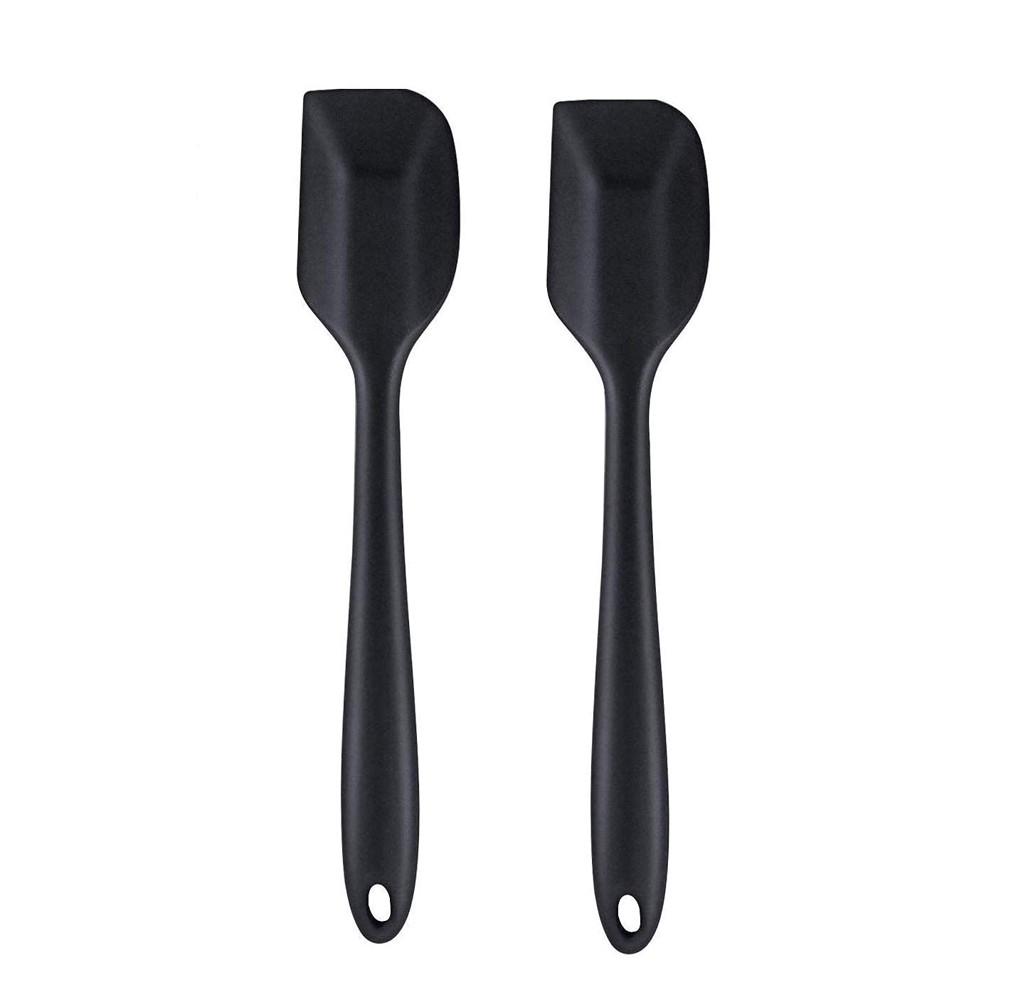 Baskety Silicone Spatula Heat Resistant 480F Flexible NonStick Baking & Cooking Scraper Stainless Steel Core Seamless Design Bl