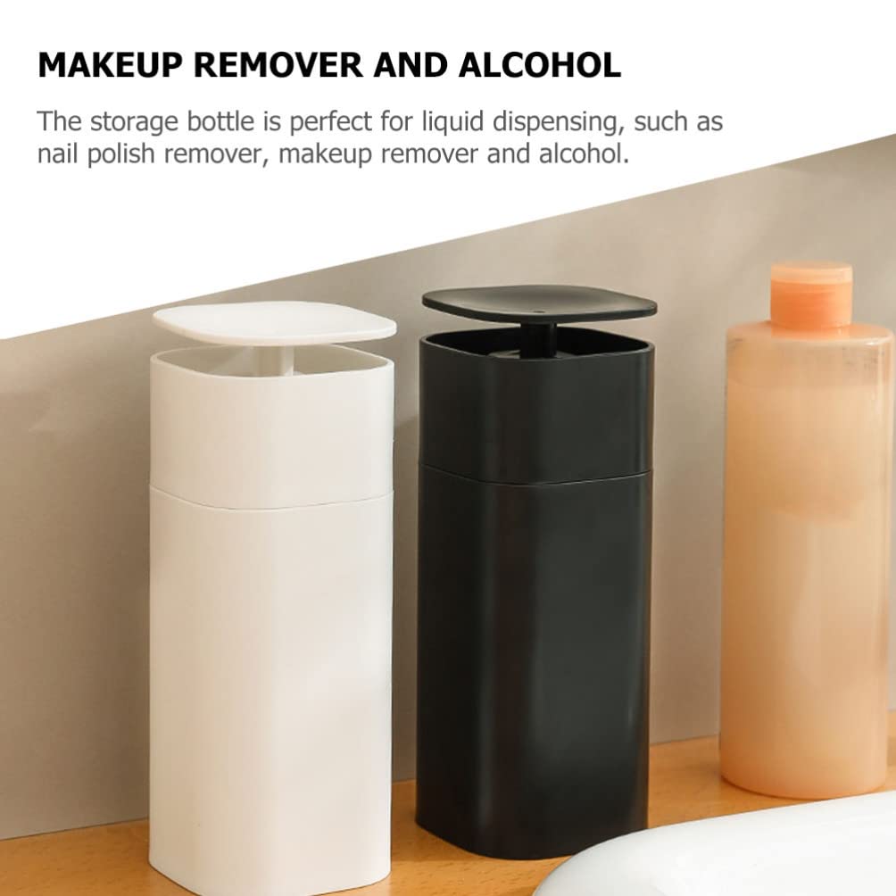 Doitool Push Down Empty Pump Dispenser Bottle, Push Down Liquid Pumping Empty Bottle Dispenser For Nail Polish And Makeup Remove