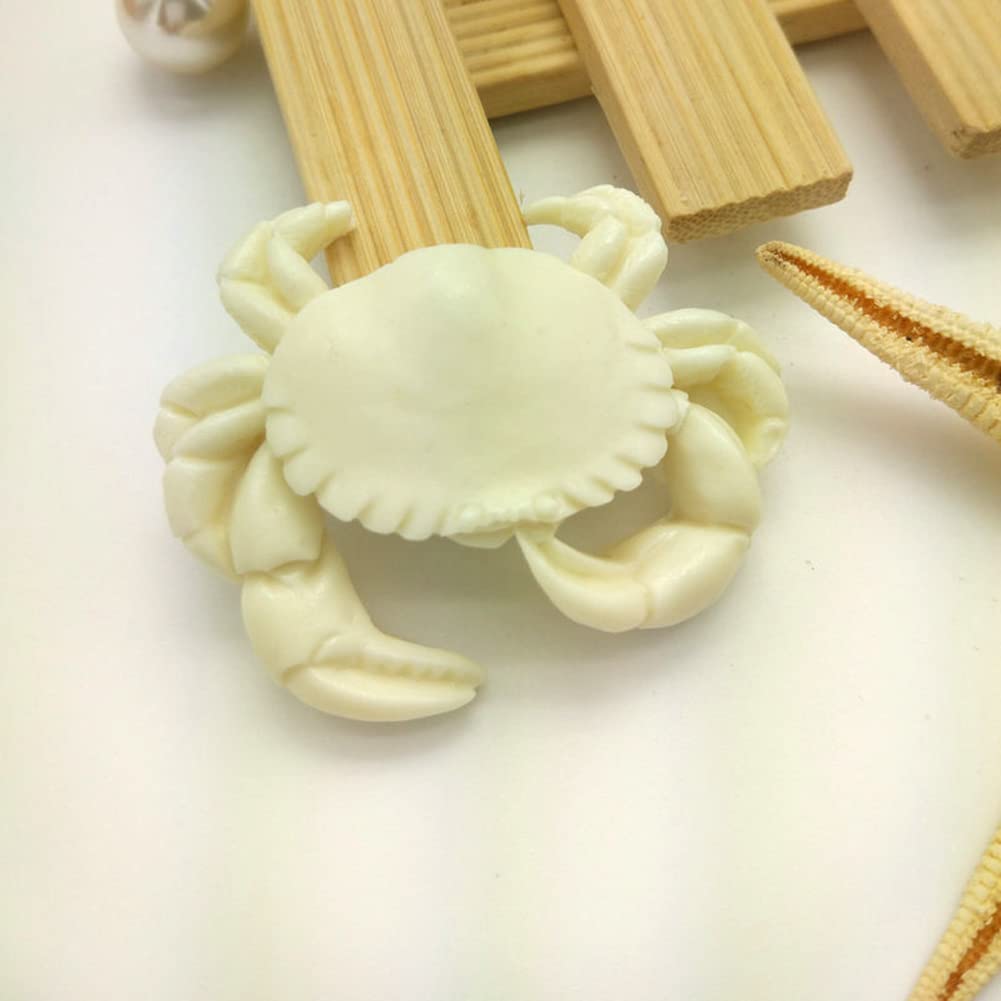 4 Pcs Crab Shape Silicone Mold Ocean Theme Crabs Fondant Mold Cute Soap Epoxy Resin Mold Sugarcraft Candy Molds For Sugarcraft C