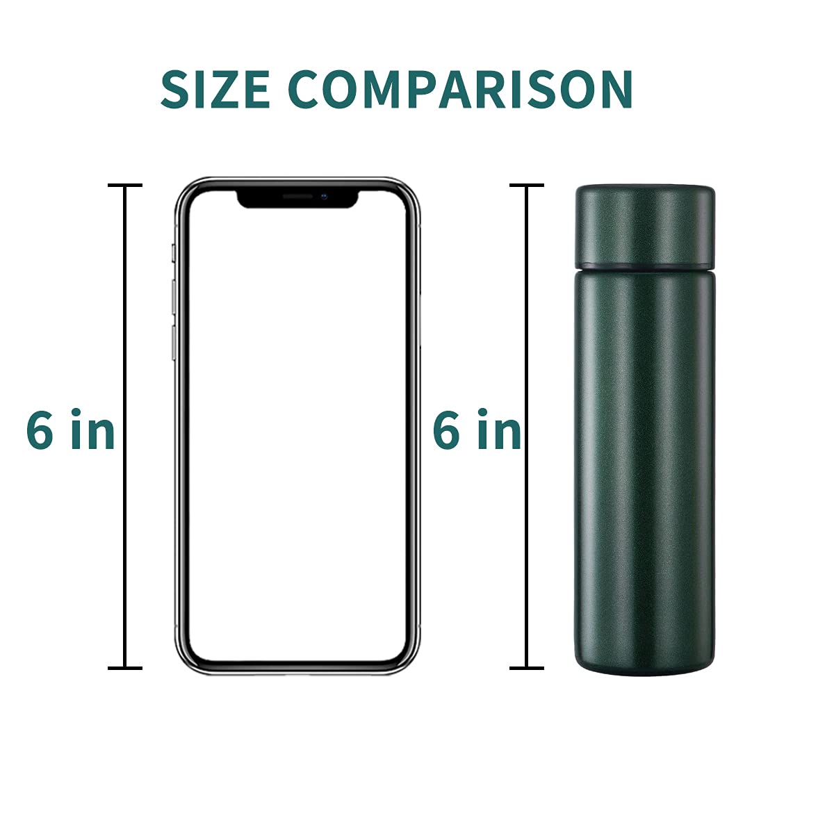 Cute Thermos Water Bottle - 5 Oz Mini Insulated Stainless Steel Bottle - Keeps Cold For 12 Hours, Hot For 6 Hours, Perfect For P