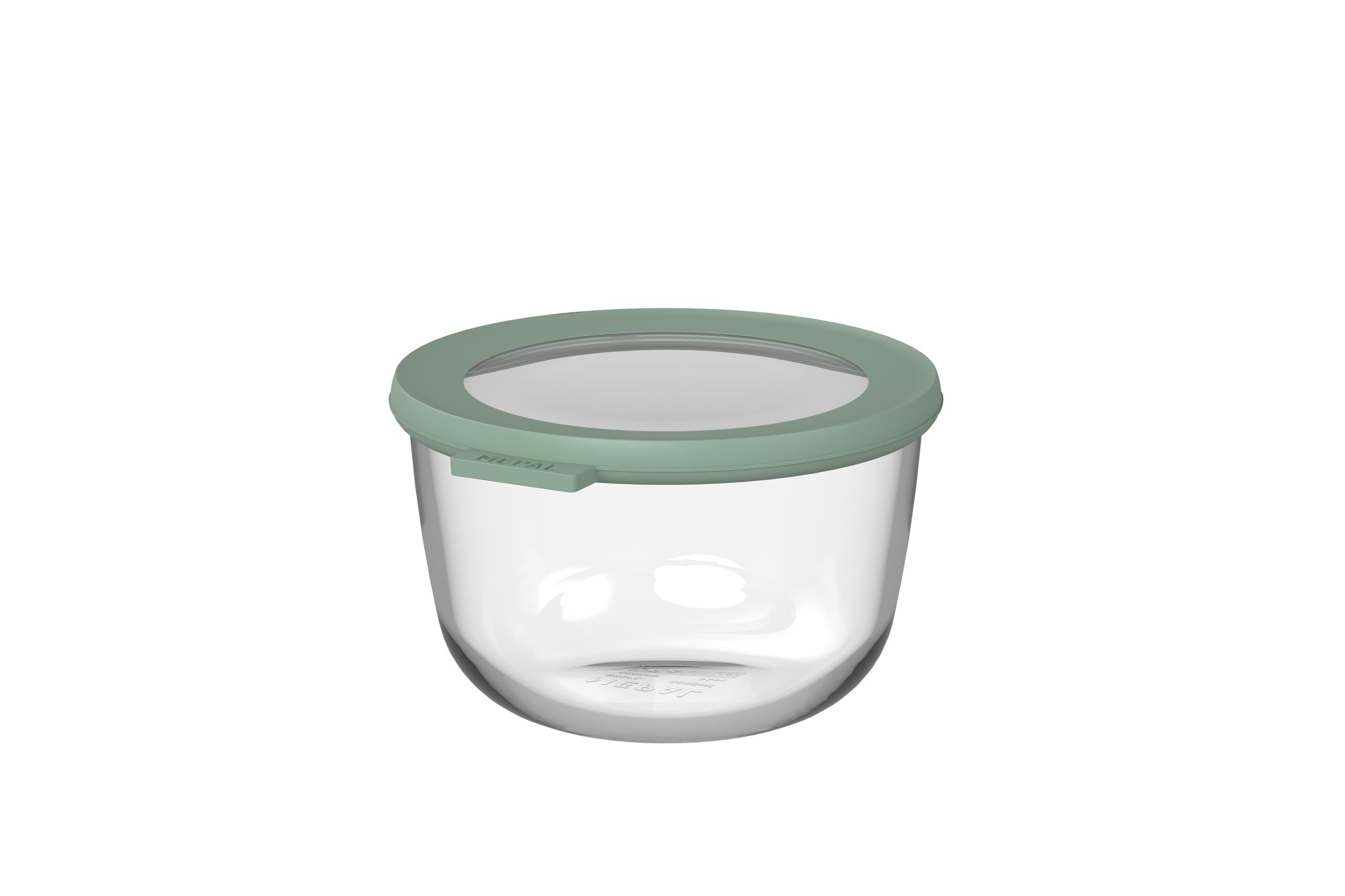 Mepal  Glass container with lid Cirqula  Meal Prep glasses  Heat resistant up to 550C, without lid  Suitable for oven, micro