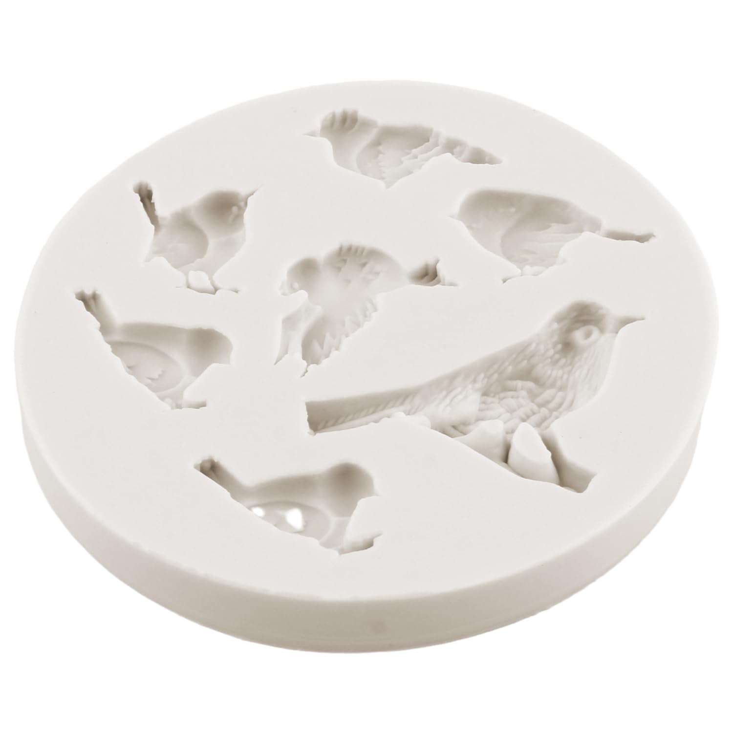 Mypracs Bird Silicone Molds Tree Branch Fondant Mold Flower Leaf Chocolate Mold For Sugar Cake Decoration Cupcake Topper Candy P