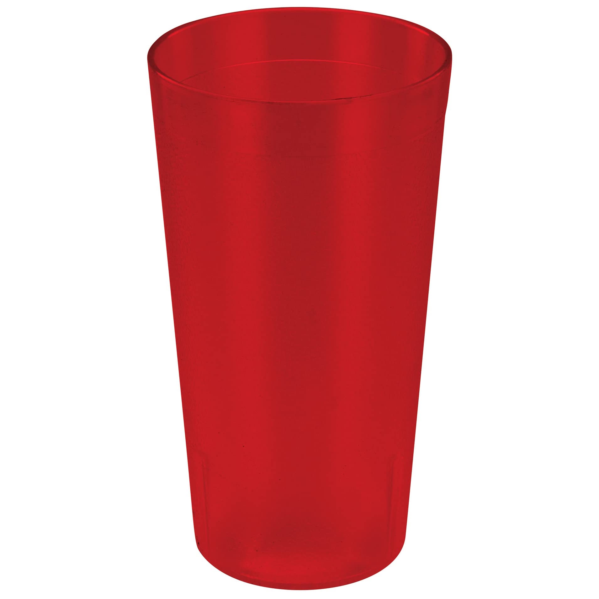Winco Pebbled Tumblers, 16-Ounce, Red ( Pack Of 12 )