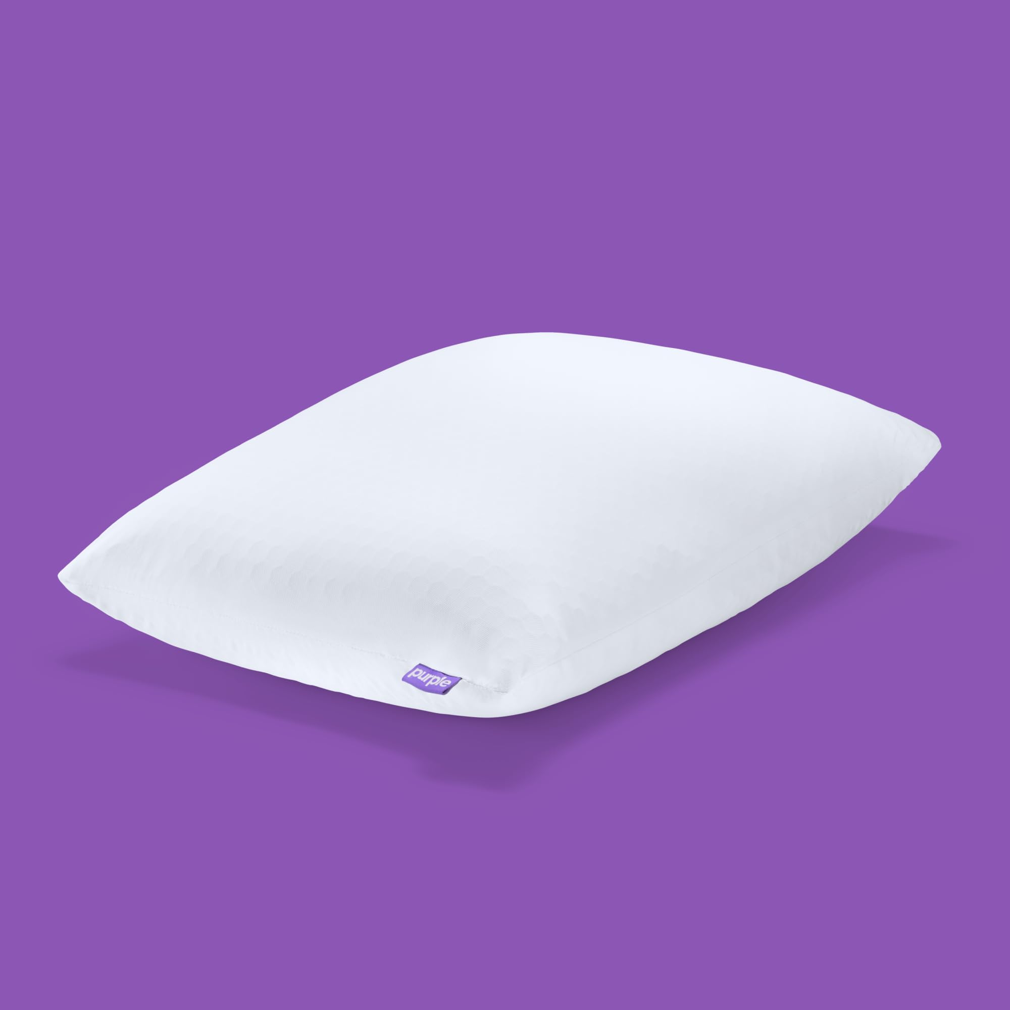 Purple Freeform Pillow, Customizable Support, Extra Filling, Pressure Relief, Cooling, Gelflex Grid, Standard