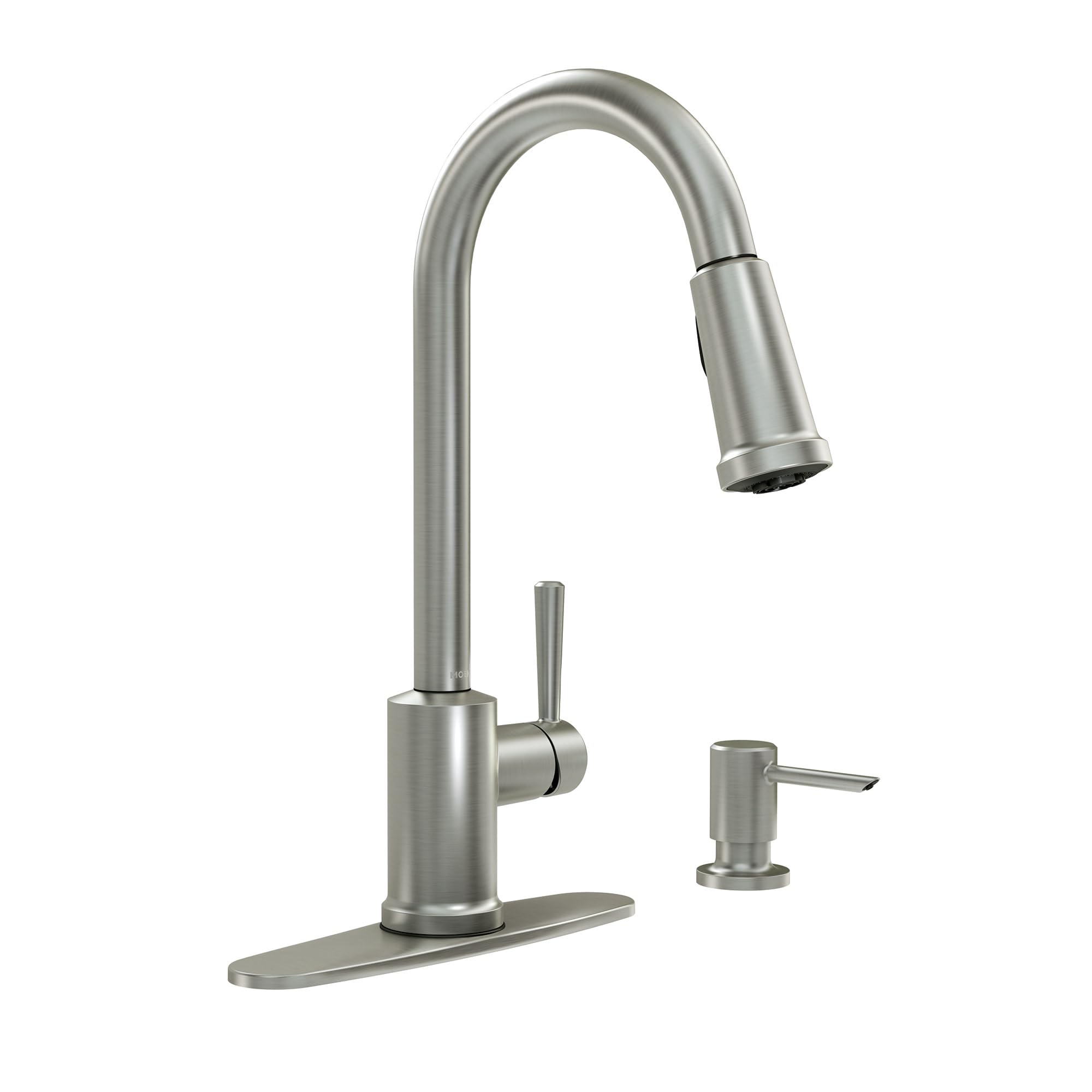 Moen 87090MSRS Indi 1 Handle Pull-Down Kitchen Faucet, Spot Resistant Stainless Microban