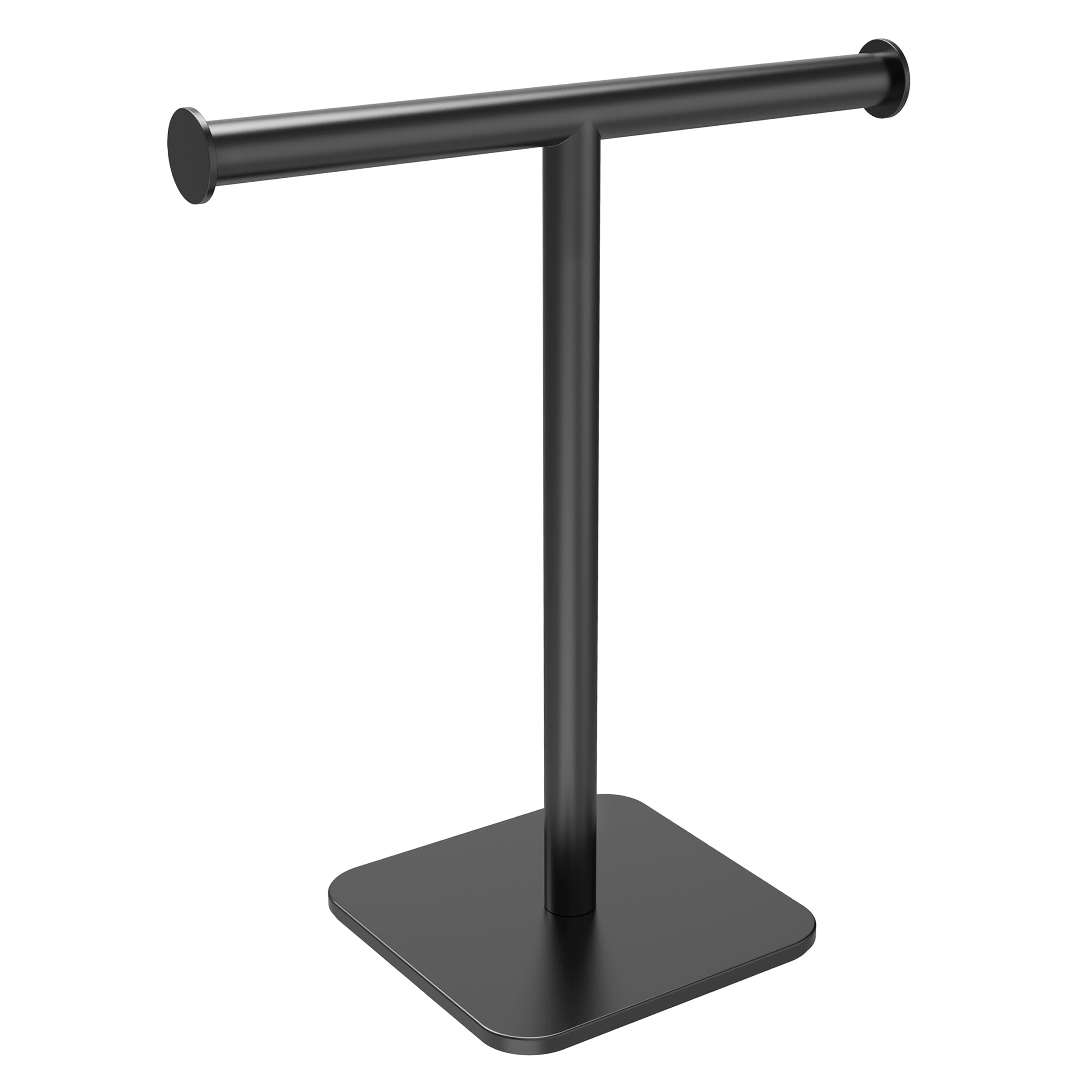 RUACQ T-Shape Hand Towel Holder Stand, Weighted Base Towel Rack, Countertop Towel Holder for Bathroom, 304 Stainless Steel, Heav